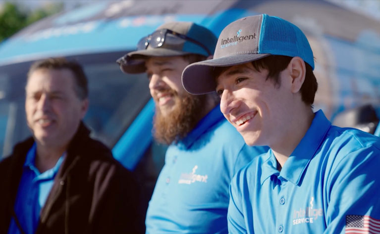 close up of our technicians